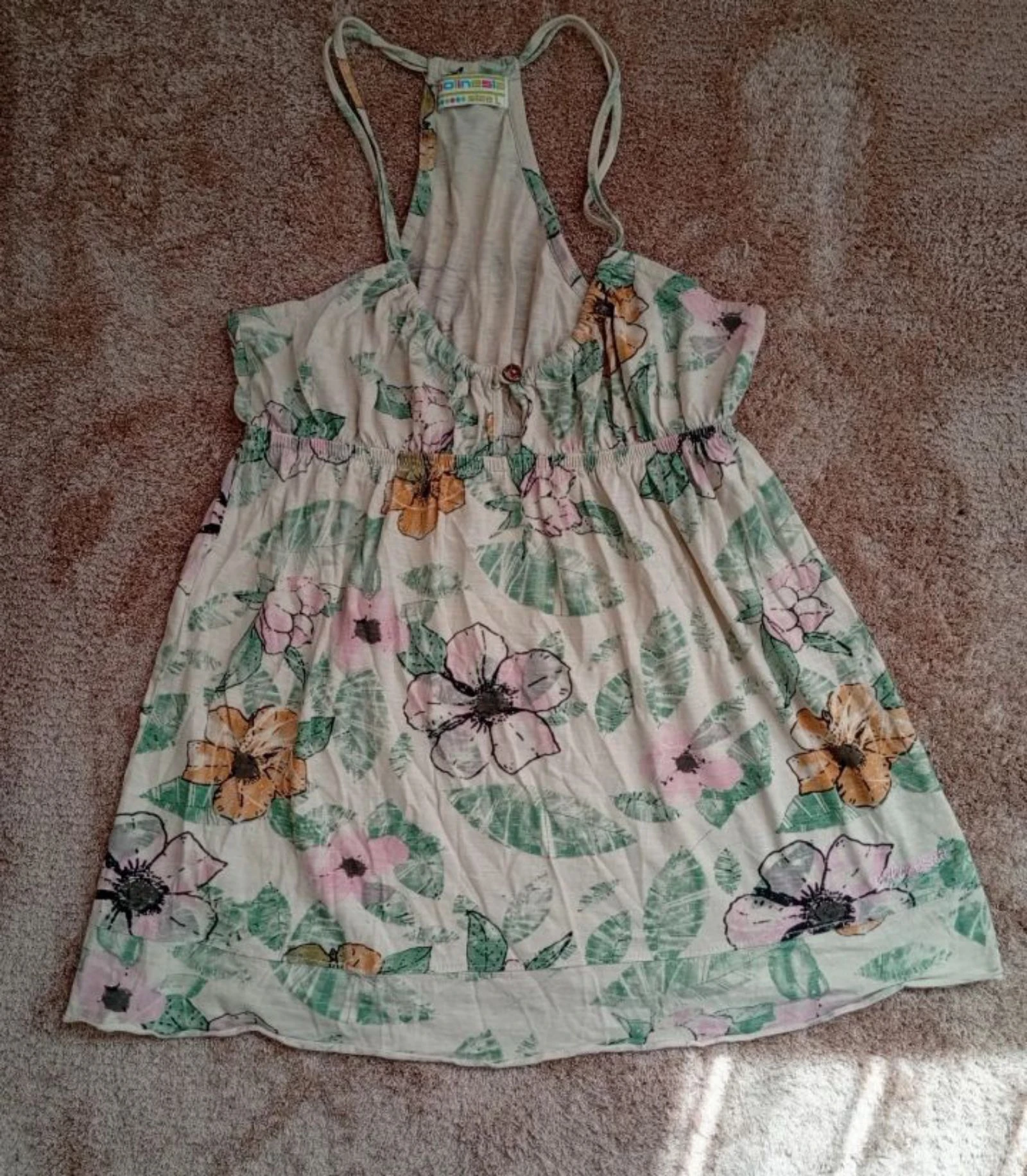 Camiseta mujer floral Polinesia | Talla L